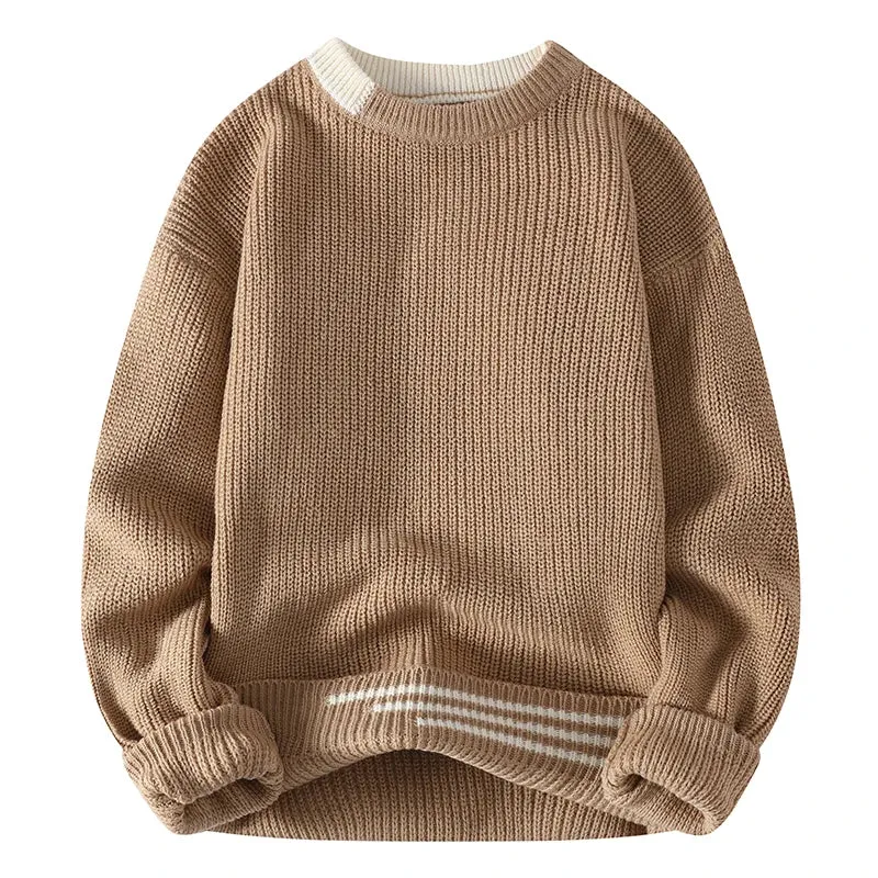 Mens Vintage Twist Knitted Jumper