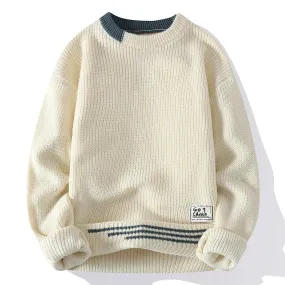 Mens Vintage Twist Knitted Jumper