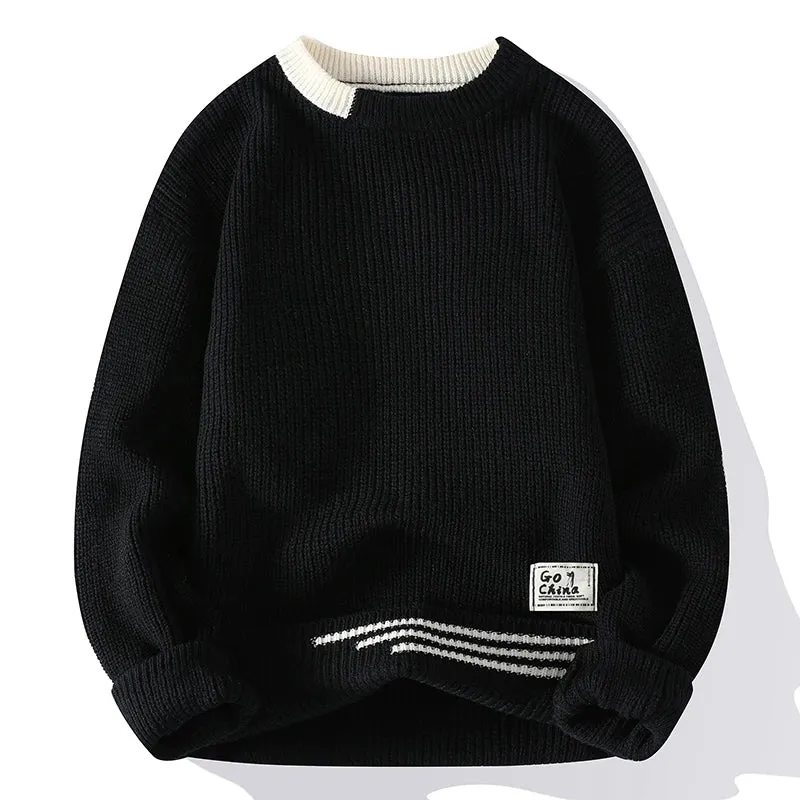 Mens Vintage Twist Knitted Jumper