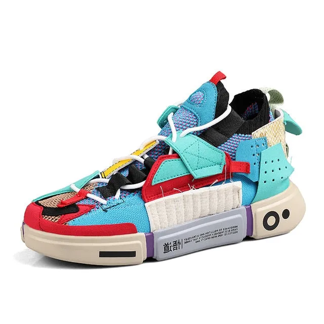 Multicolor Low Top Stylish Running Shoes