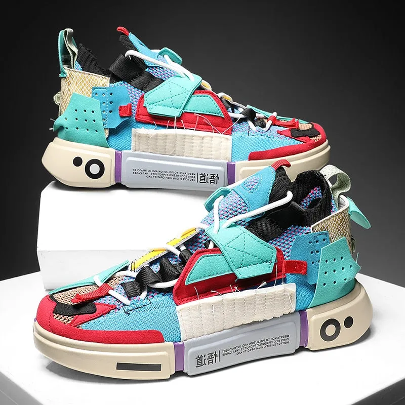 Multicolor Low Top Stylish Running Shoes