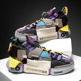 Multicolor Low Top Stylish Running Shoes