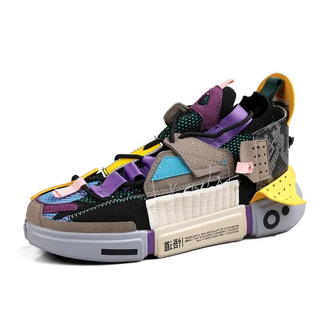 Multicolor Low Top Stylish Running Shoes