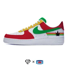 "Rasta" Nike Air Force 1 Low Shoes
