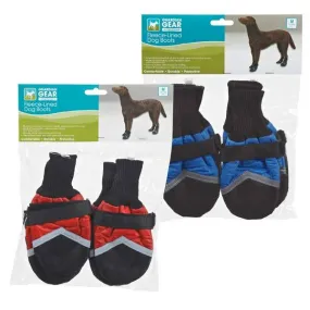 Red Fleece Lined Boots