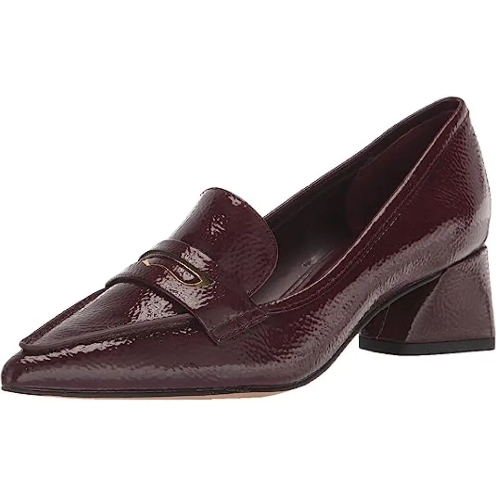 Remi Burgundy Patent Franco Sarto Pumps
