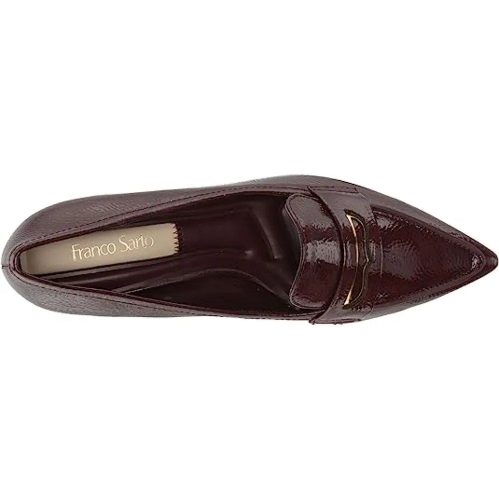 Remi Burgundy Patent Franco Sarto Pumps