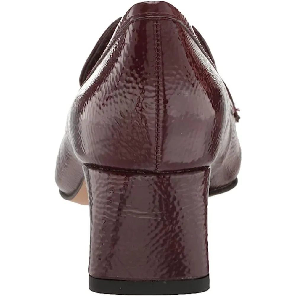 Remi Burgundy Patent Franco Sarto Pumps