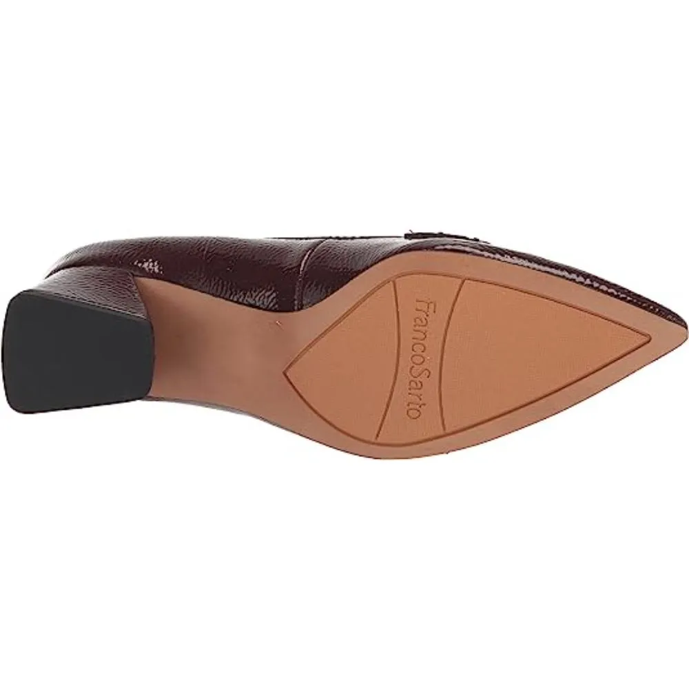 Remi Burgundy Patent Franco Sarto Pumps