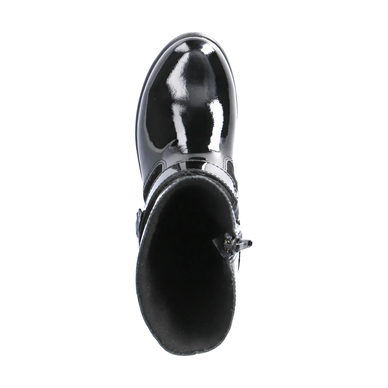 Ricosta Boots | Hannah Waterproof | Black Patent/Suede