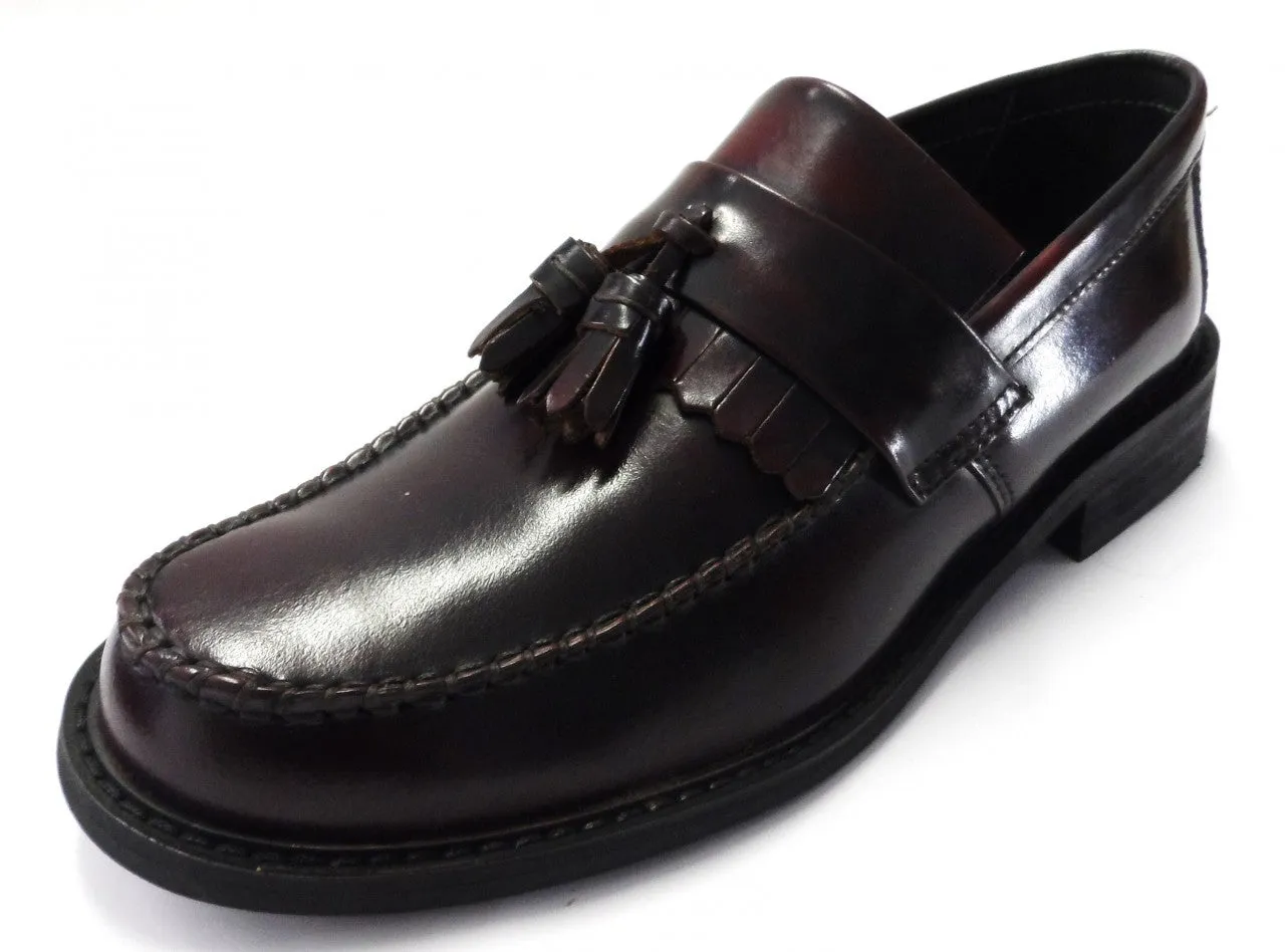 Roamers Classic Oxblood Retro,Ska,Northern Soul RUDE BOY Tassel Loafers