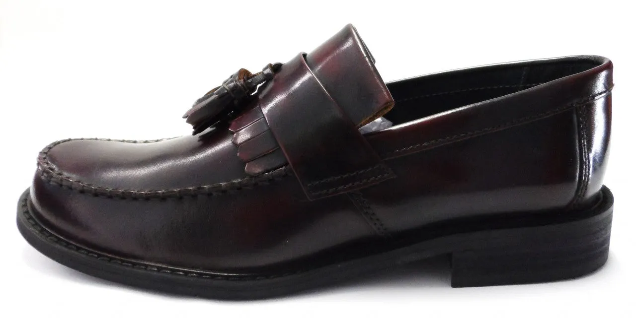 Roamers Classic Oxblood Retro,Ska,Northern Soul RUDE BOY Tassel Loafers