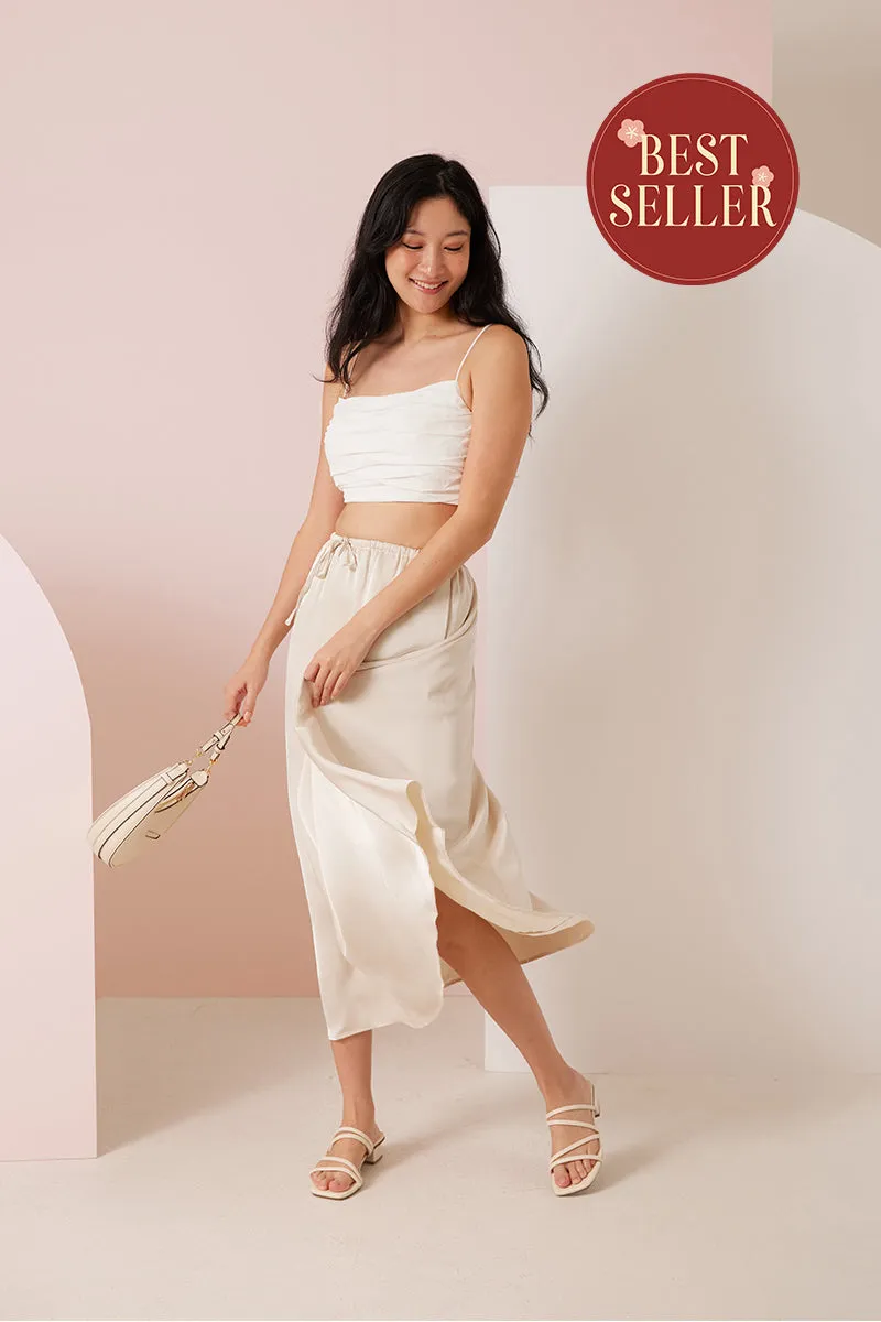 Rosalie Heels in Warm Cream