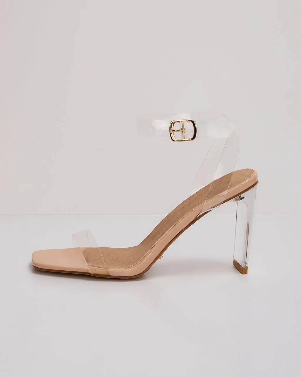 Santiago Clear Strappy Heels