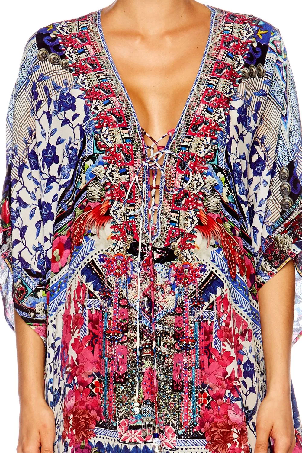 SHORT LACE UP KAFTAN FROM KAILI WITH LOVE