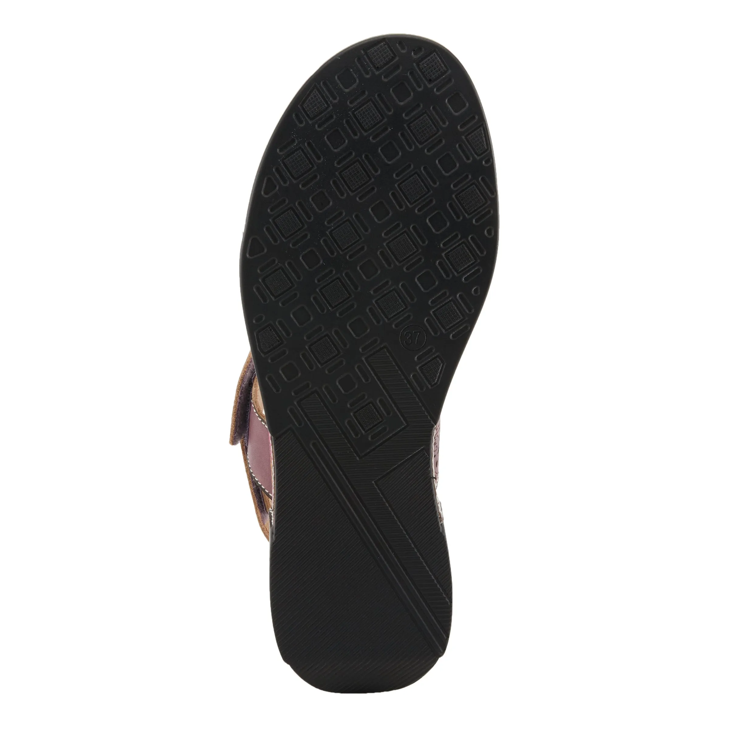 Spring Step Shoes  L'Artiste Caitlina Sandals Women's Leather Floral Design