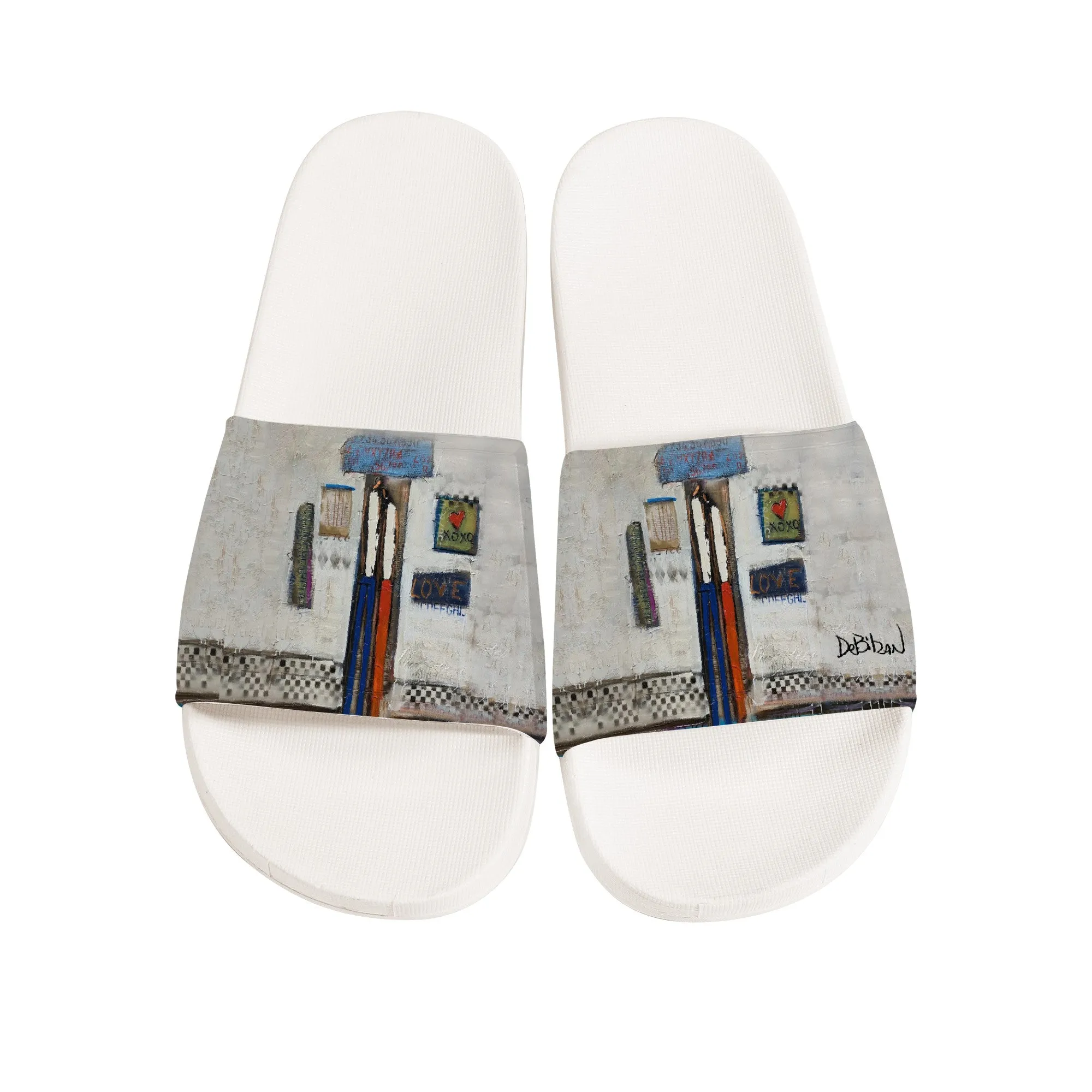 The real deal  Slide Sandals - White