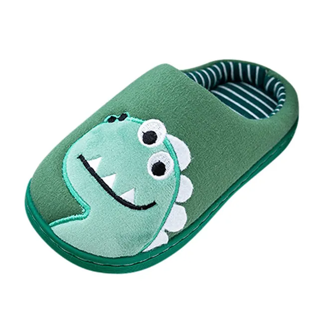 Toddler Kids Winter Slippers Baby Boys Girls Little Kid Shoes Warm Cute Animal Home Shoes Slippers Kids Hotel Zapatillas Nino
