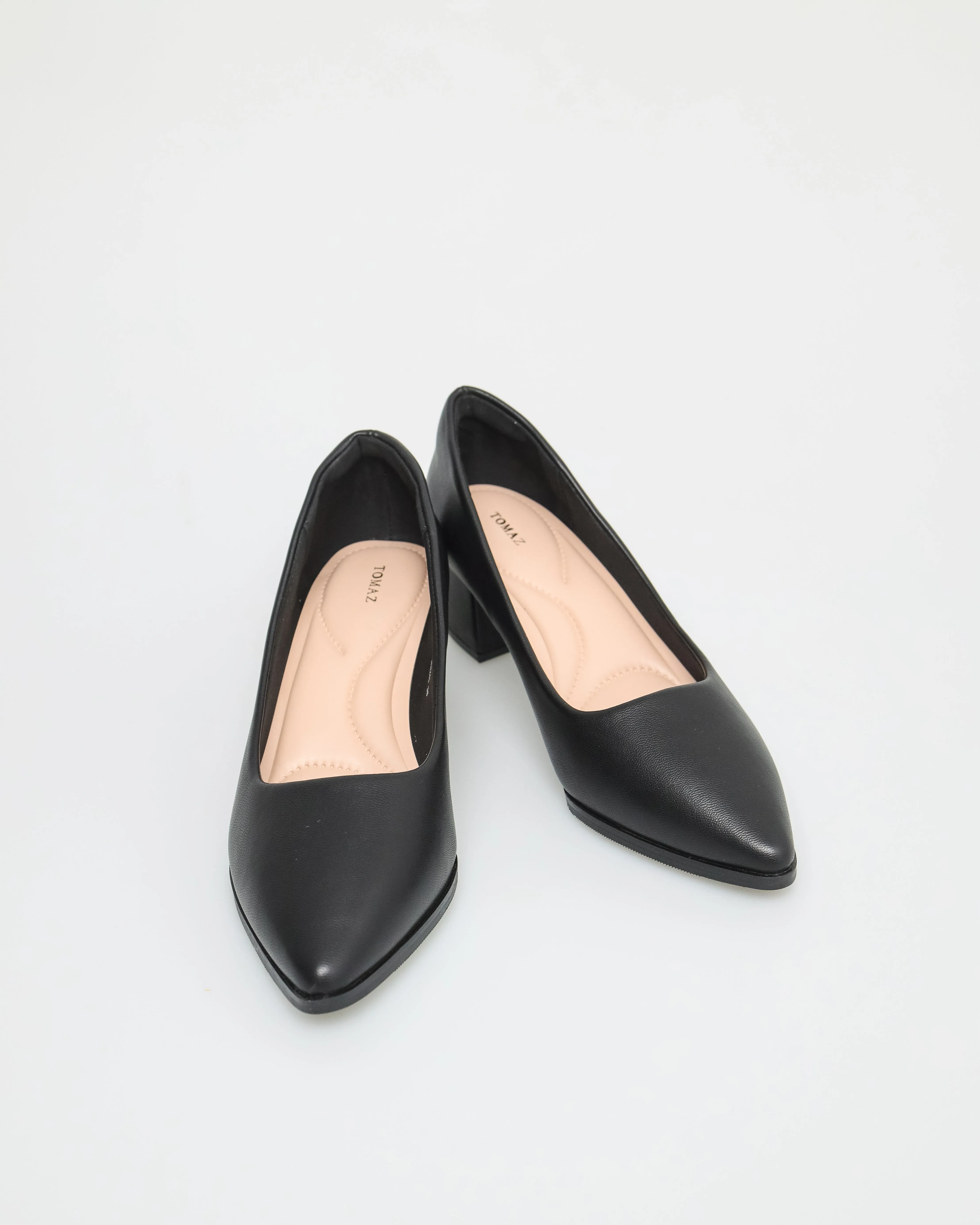 Tomaz NN245 Ladies Pointy Block Heels