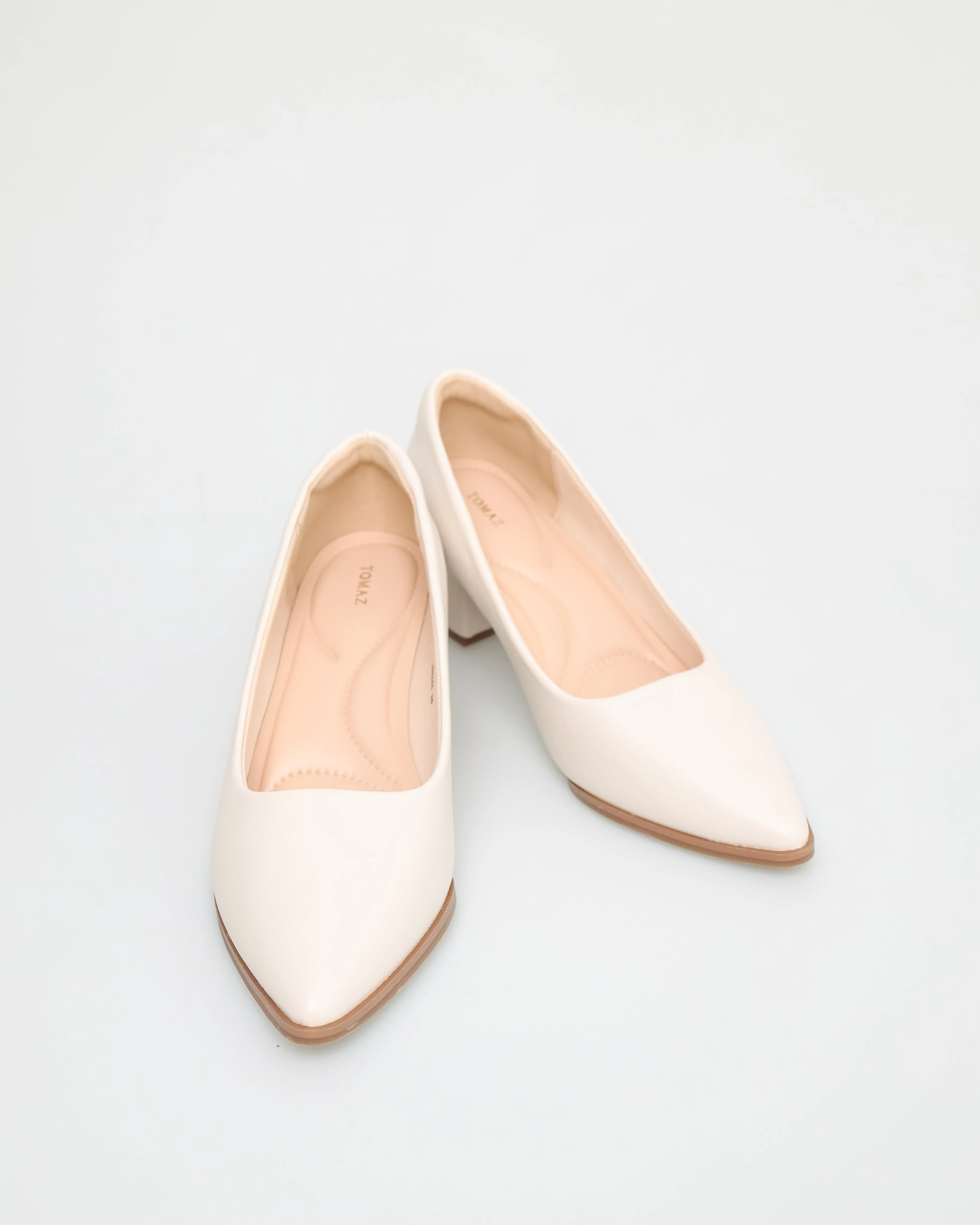 Tomaz NN245 Ladies Pointy Block Heels