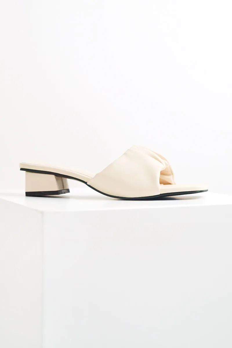 Willow Heels in Cream