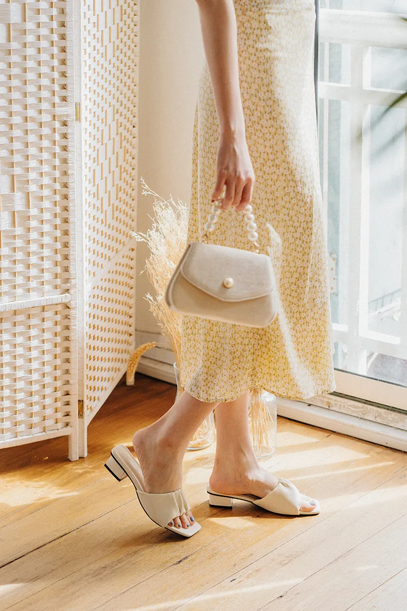 Willow Heels in Cream