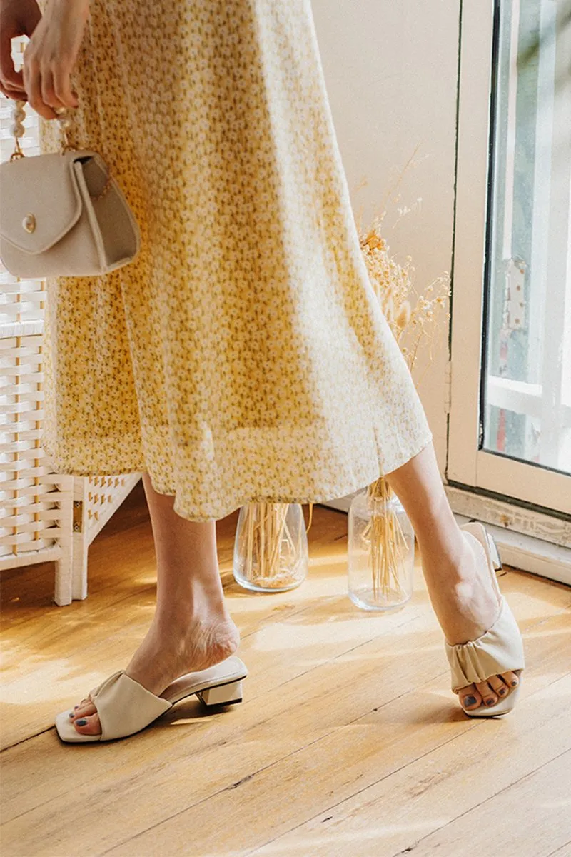 Willow Heels in Cream