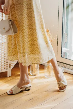 Willow Heels in Cream
