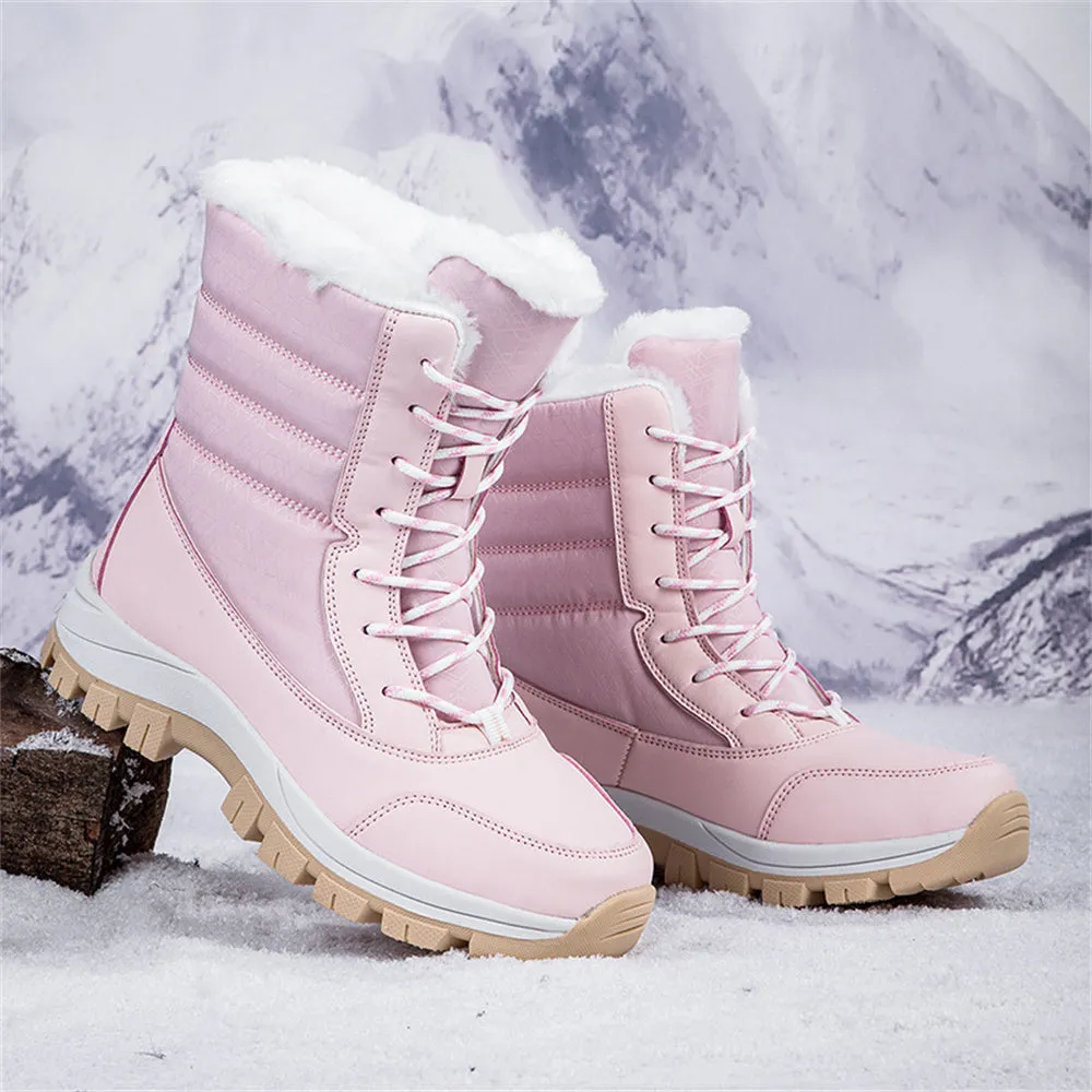 Women's Fashionable Warm Fleece-Lined Snow Boots