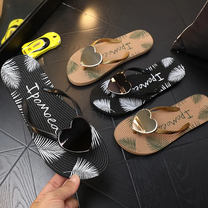 Women's Flat Slides for Summer Beachwear